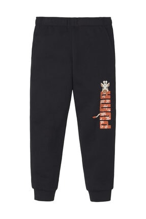 Puma Unisex Çocuk Eşofman Altı Paw Pants cl Puma Black 58622401