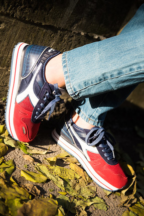 Diadora TItalian Pois Kadın Lacivert Günlük Spor Ayakkabı - 161749C5933