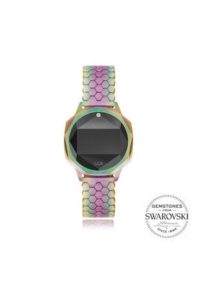 UpWatch Upwatch Iconic Colorfull One Set With Swarovski Topaz Bayan Kol Saati Upwatch256