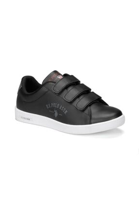 U.S Polo Assn. Assn. Sınger Siyah Cırtlı Erkek-kız Çocuk Sneaker Spor Ayakkabı