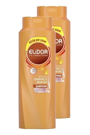 Elidor Anında Onarıcı Bakım Saç Bakım Şampuanı 650 Ml. Ikili Set