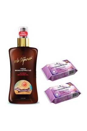 Eda Taşpınar Yoğun Bronzlaştırıcı Yağ 200 Ml ve Rituel De Beaute Intim Mendil 2adet