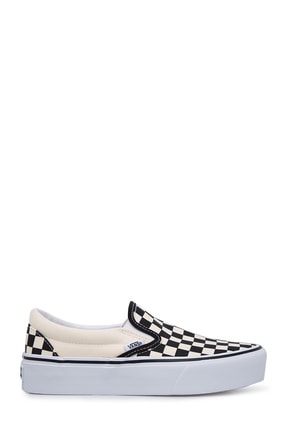 Vans Kadın Spor Ayakkabı - Classic Slip-On Checkerboard Platform VN18EBWW