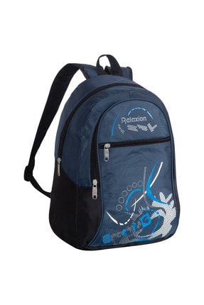 Relaxion Unisex Lacivert Günlük Seyahat Spor Okul Sırt Çantası Hcrlx5055
