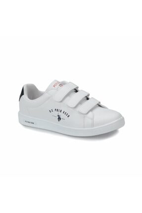 U.S Polo Assn. U.s Polo Assn. Sınger Beyaz Cırtlı Erkek-kız Çocuk Sneaker Spor Ayakkabı