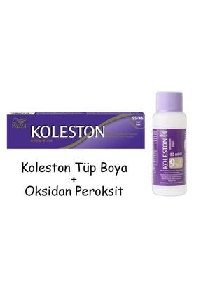 Koleston Tüp Boya 60 Ml - 55.46 Kızıl Büyü + 30 Vol Oksidan Peroksit