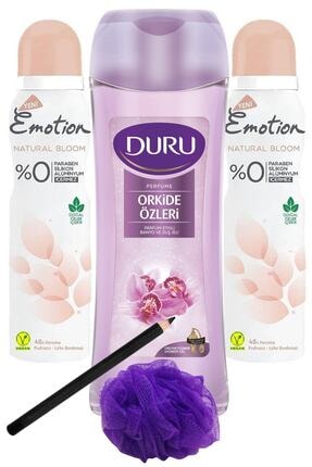 Emotion Natural Bloom Kadın Deo 150 Ml + Duru Orkide Duş Jeli 450ml/set 5 Parça