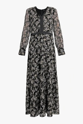 Banana Republic Kadın Wıde Strp Yellow Çiçekli Maxi Elbise 396198