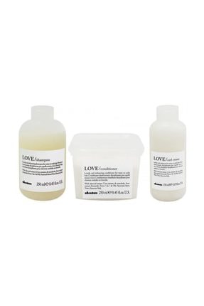 Davines Love Curl Şampuan 250ml+krem 250ml+lovely Curl Krem 150ml
