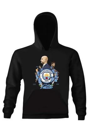 Art T-shirt GUARDIOLA M.CITY UNISEX KAPÜŞONLU SWEATHIRT - ARTRND02242M