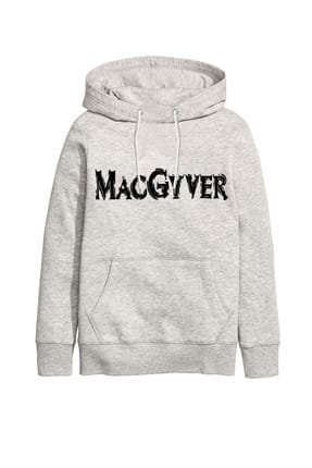 Art T-shirt MACGYVER UNISEX KAPÜŞONLU SWEATSHIRT - ARTRND02446M