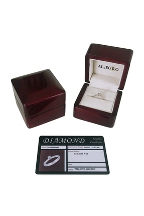 Allegro Gold Pırlanta Allegro 0,20 Karat F Color Pırlanta Tektaş Yüzük AP00011