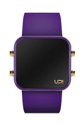 UpWatch Unisex Kol Saati 2UPWS2018351 LED MINI GOLD PURPLE AND PURPLE STRAP