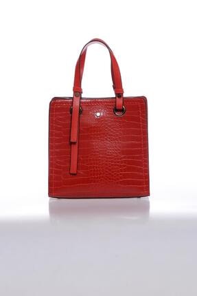 Sergio Giorgianni Luxury Mpysmn9145 Kroko Kırmızı Kadın Omuz Çantası